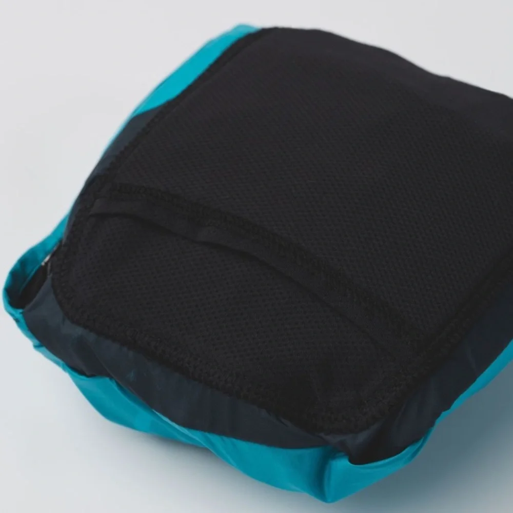 Lululemon Pack-It Vest Back Spin Stroke Peacock Blue Black  Size 10 W4H46S